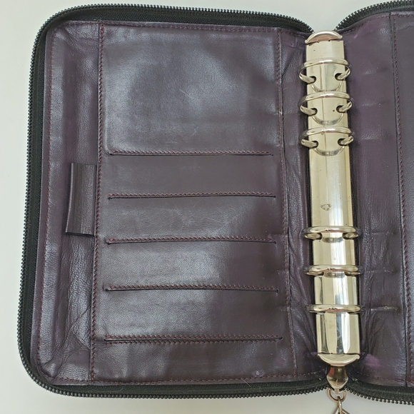 BOTTEGA VENTA Classic Intrecciato Purple Leather Clutch Purse Handbag Or… - Picture 9 of 14